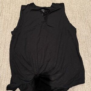 Black Sleeveless Top